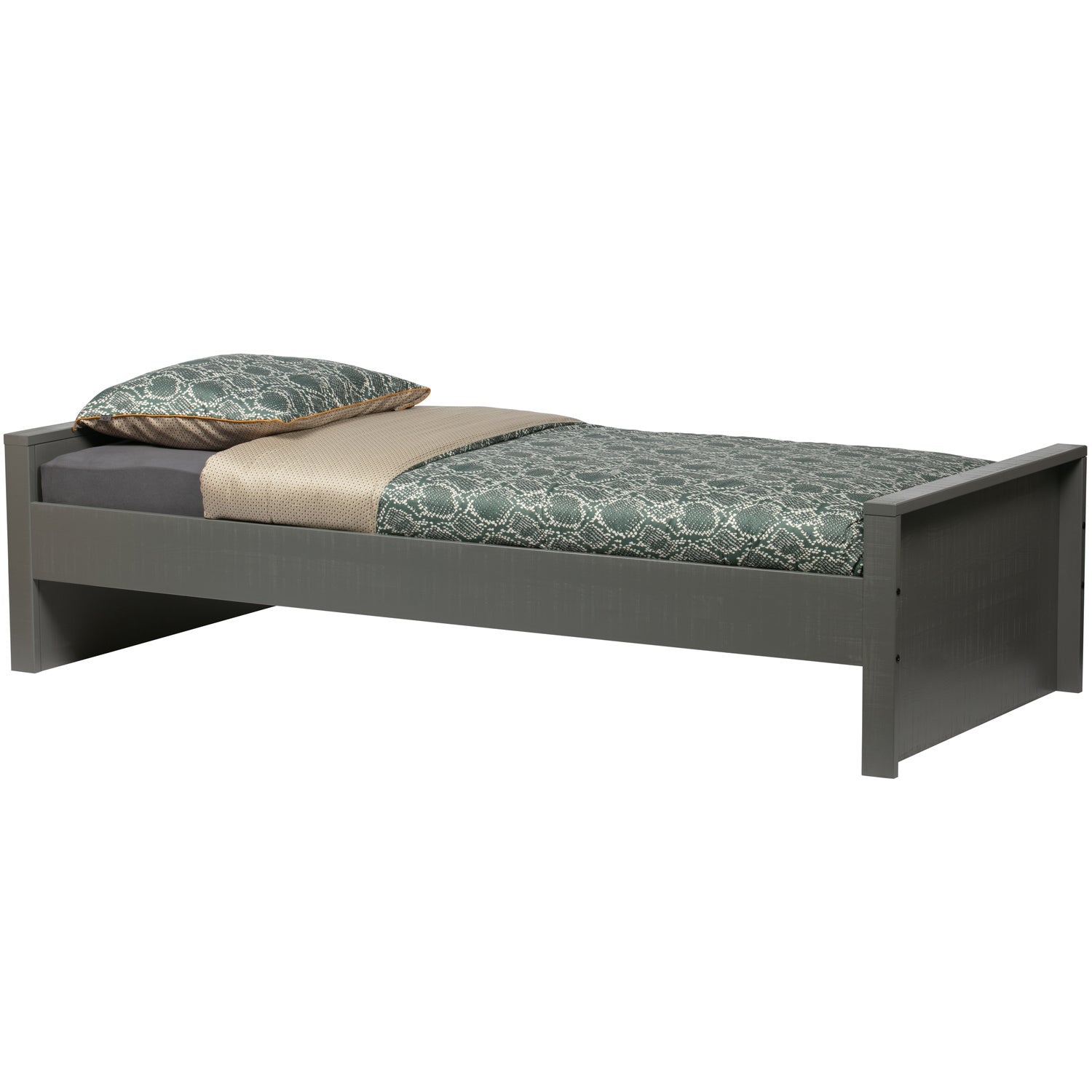 MORRIS BED PINE LOAM 90x200CM (EX. SLATS+DRAWER) [fsc]