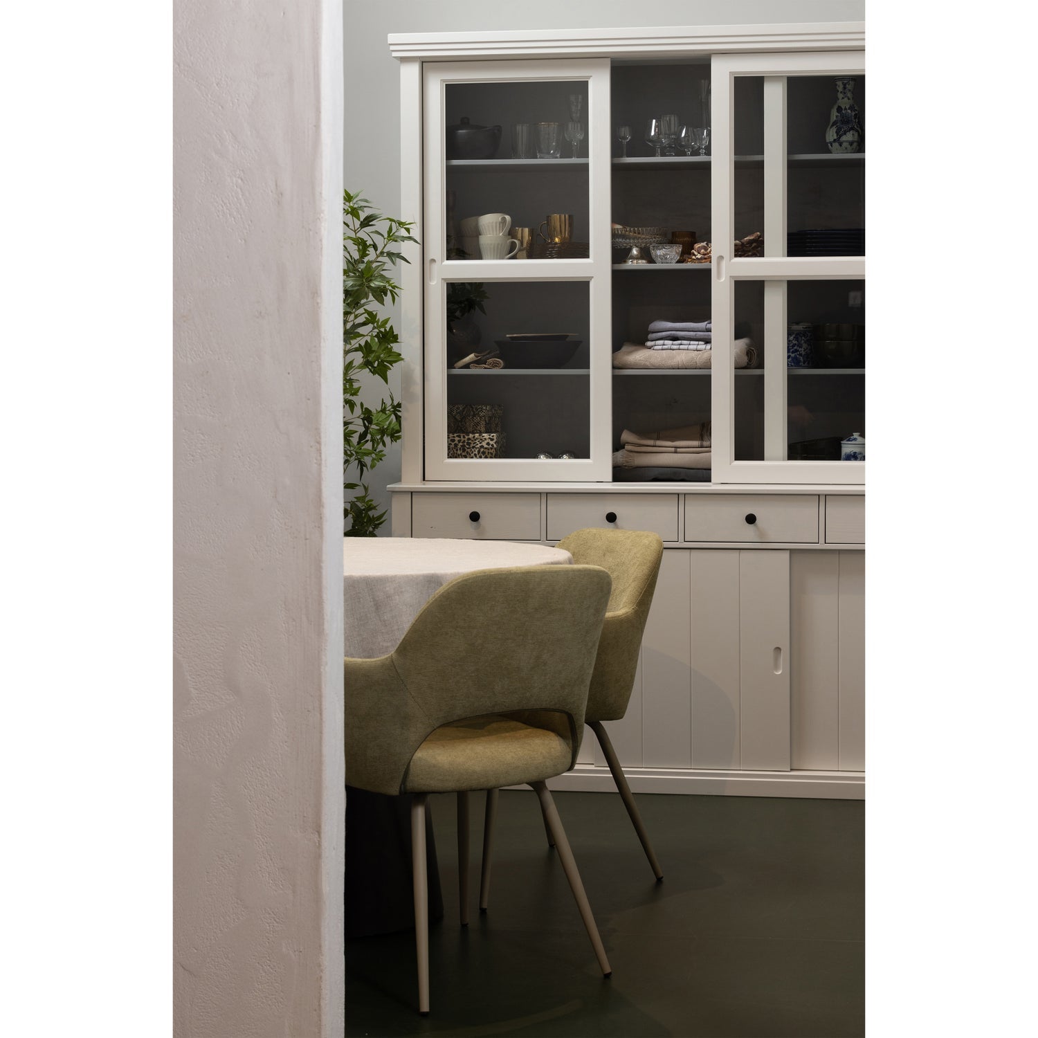 LAGOS LARGE SHOWCABINET WHITE [fsc]