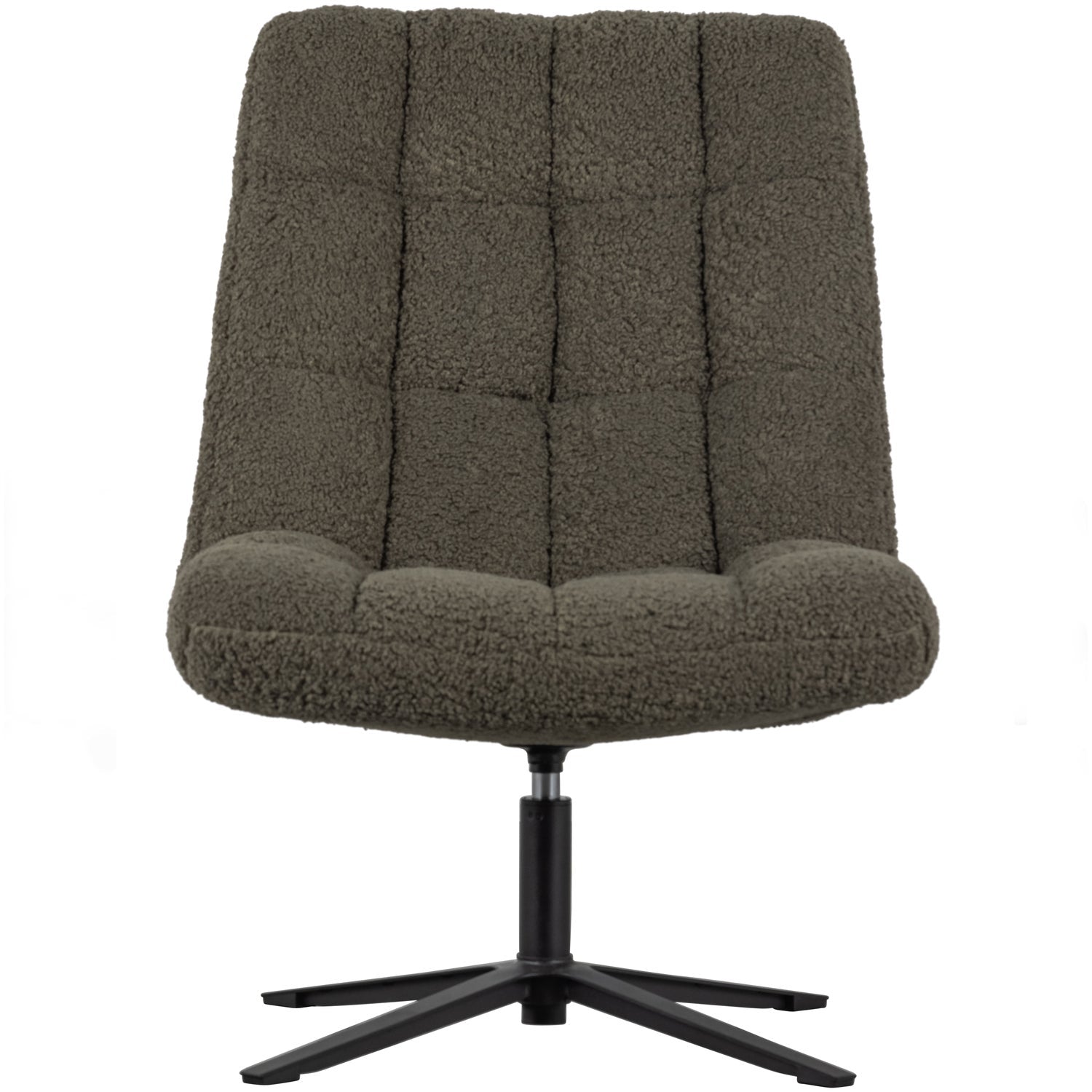 JOB SWIVEL ARMCHAIR TEDDY GREEN