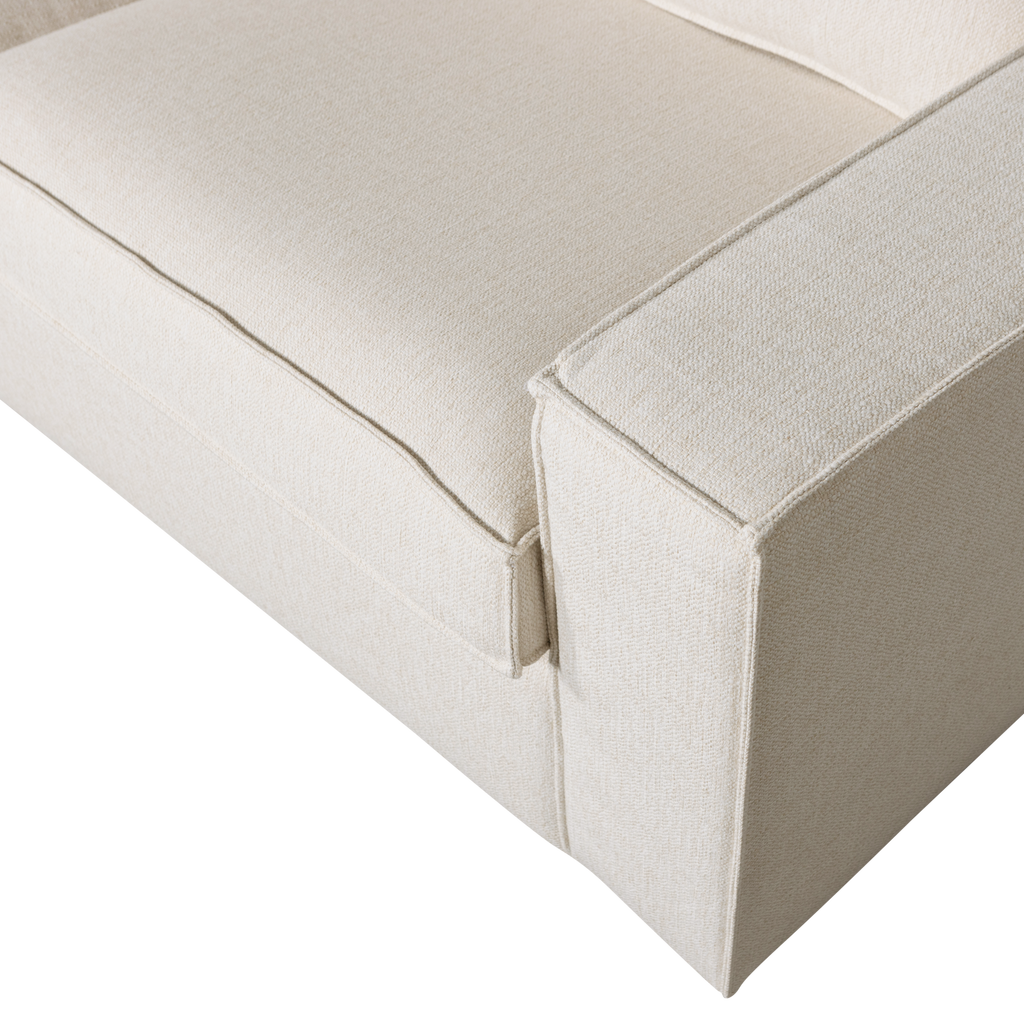 THOMAS CORNER SOFA LEFT WOVEN FABRIC NATUREL
