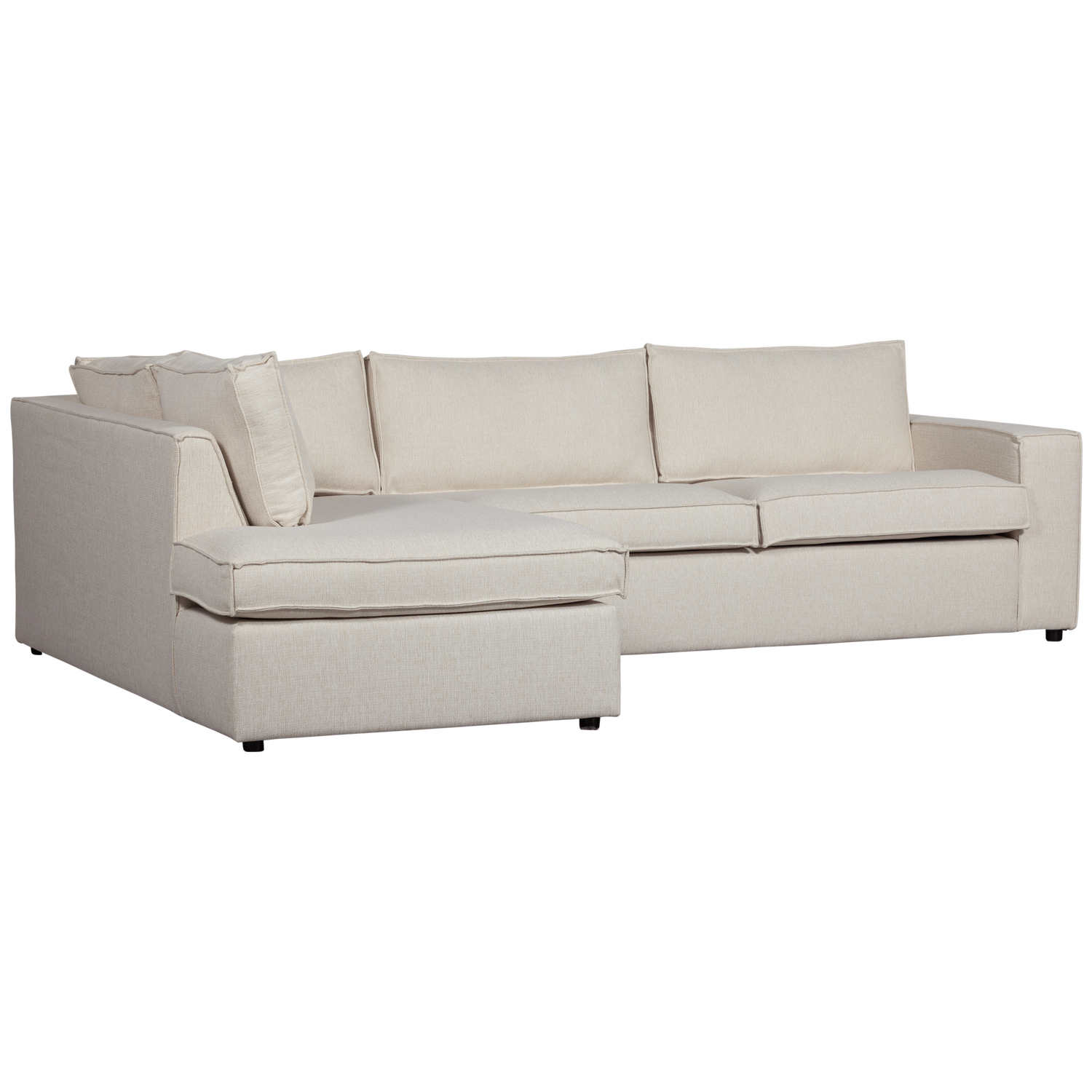 THOMAS CORNER SOFA LEFT WOVEN FABRIC NATUREL