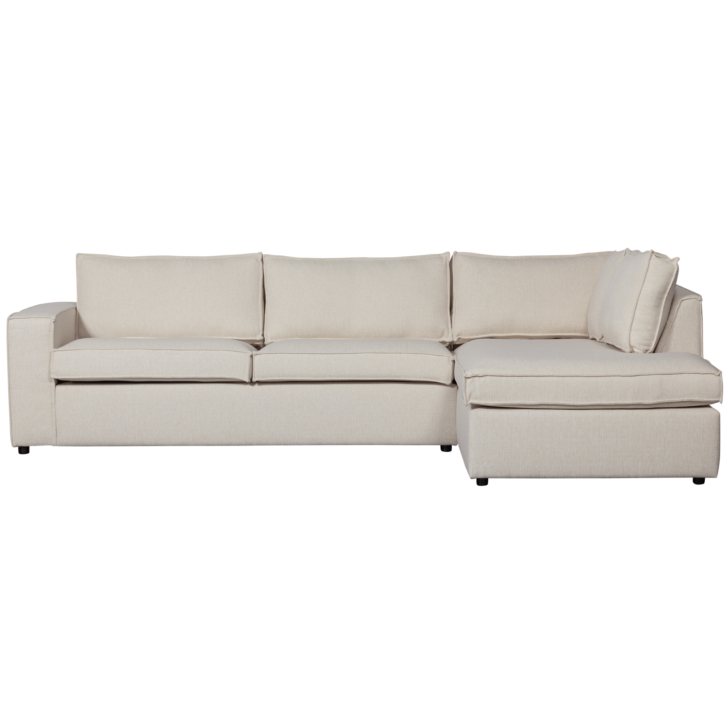 THOMAS CORNER SOFA RIGHT WOVEN FABRIC NATUREL