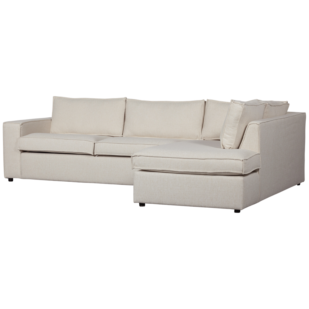 THOMAS CORNER SOFA RIGHT WOVEN FABRIC NATUREL