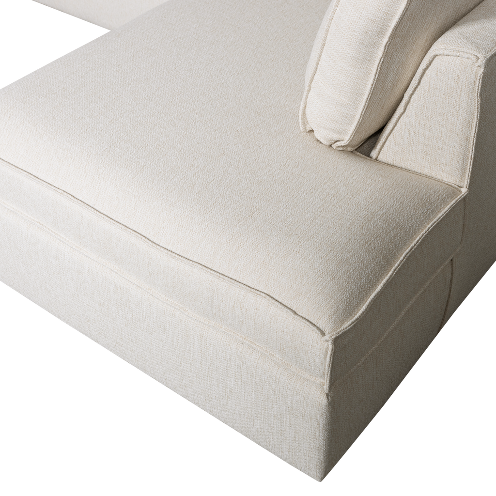 THOMAS CORNER SOFA RIGHT WOVEN FABRIC NATUREL