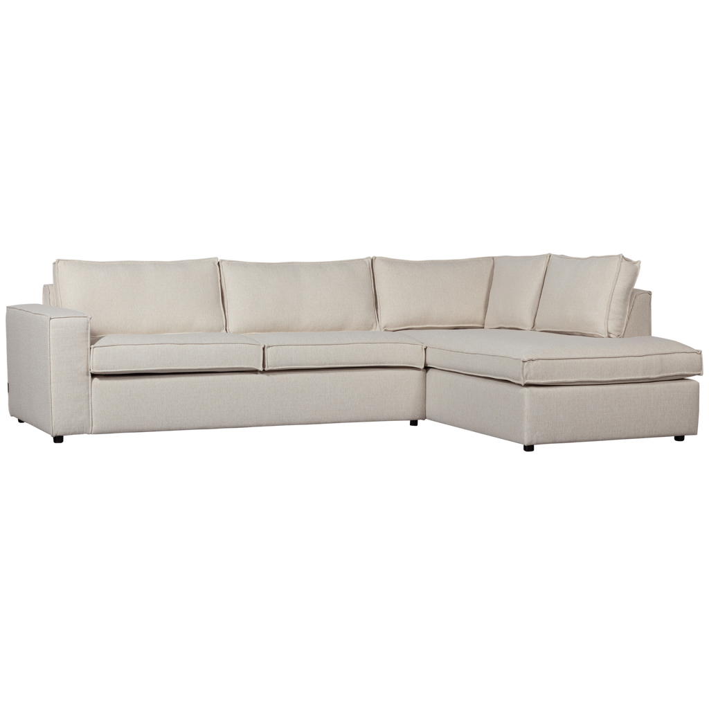 THOMAS CORNER SOFA RIGHT WOVEN FABRIC NATUREL