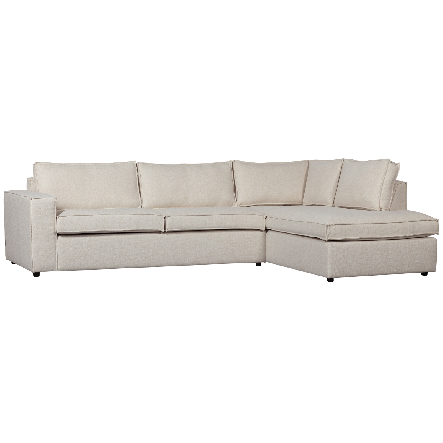 THOMAS CORNER SOFA RIGHT WOVEN FABRIC NATUREL