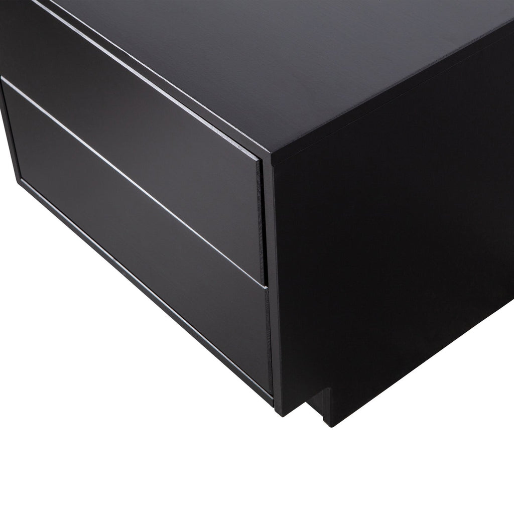 FINCA TV UNIT 50CM PINE DEEP BLACK [fsc]