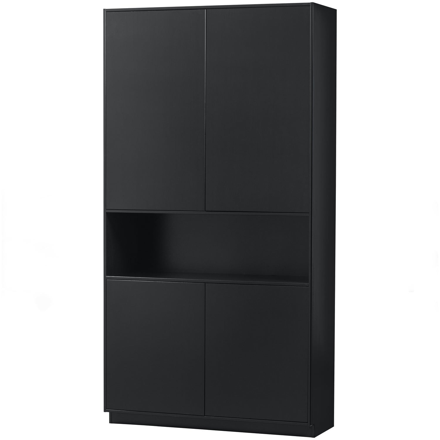 FINCA STORAGE CABINET 110 CM PINE DEEP BLACK [fsc]