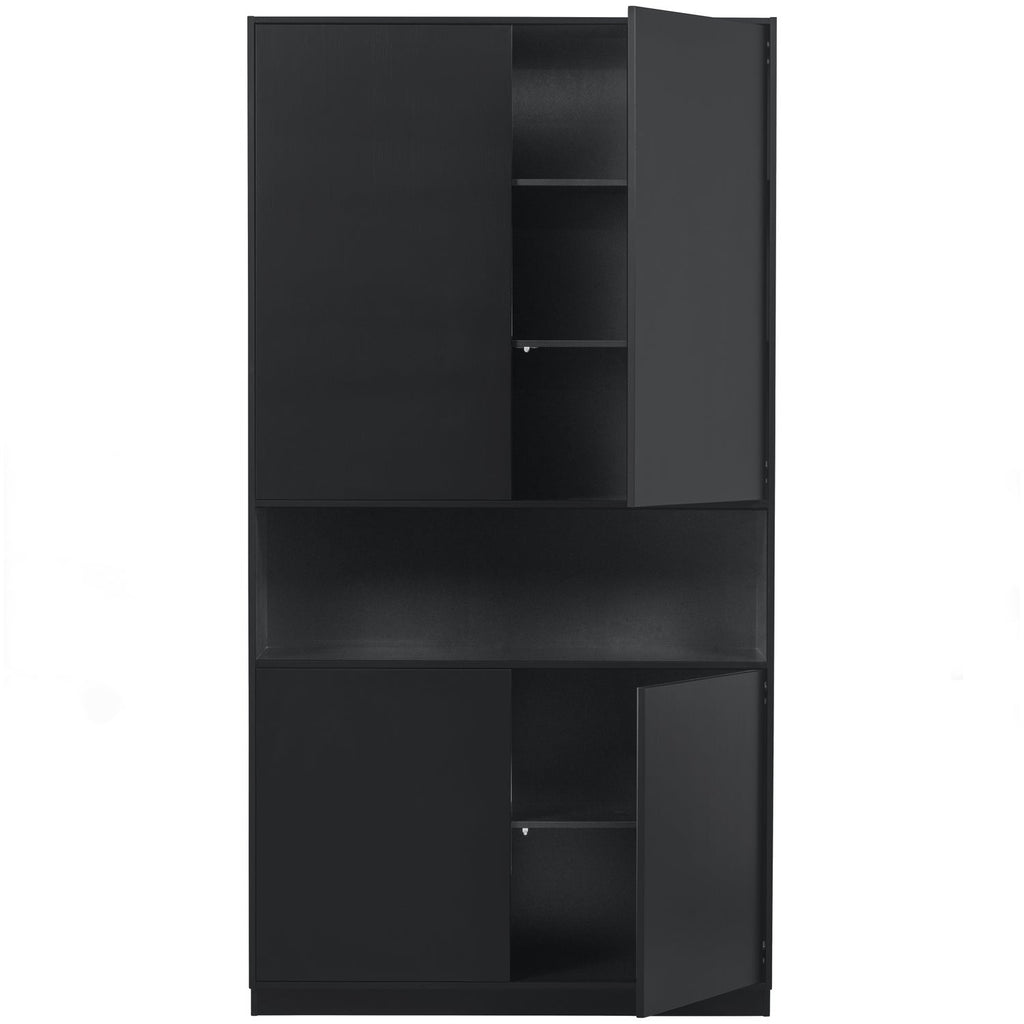 FINCA STORAGE CABINET 110 CM PINE DEEP BLACK [fsc]