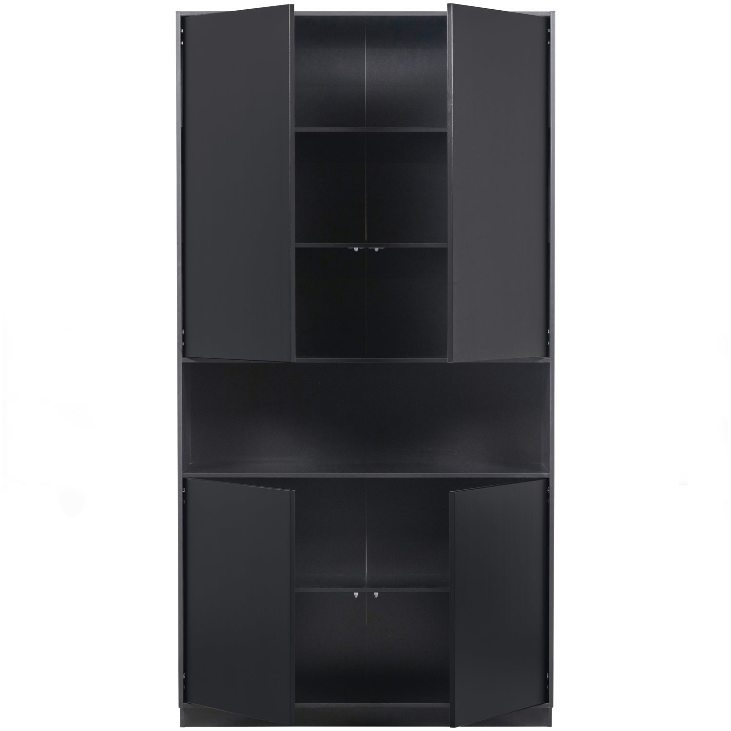 FINCA STORAGE CABINET 110 CM PINE DEEP BLACK [fsc]