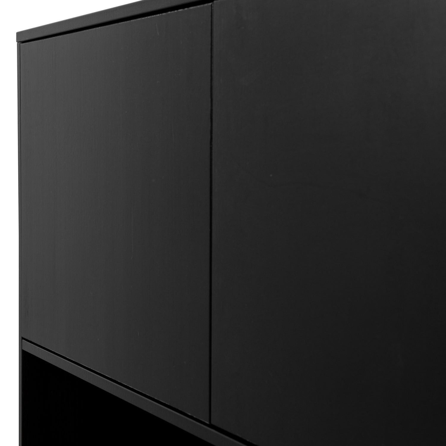 FINCA BUFFET / BAR CABINET PINE DEEP BLACK [fsc]