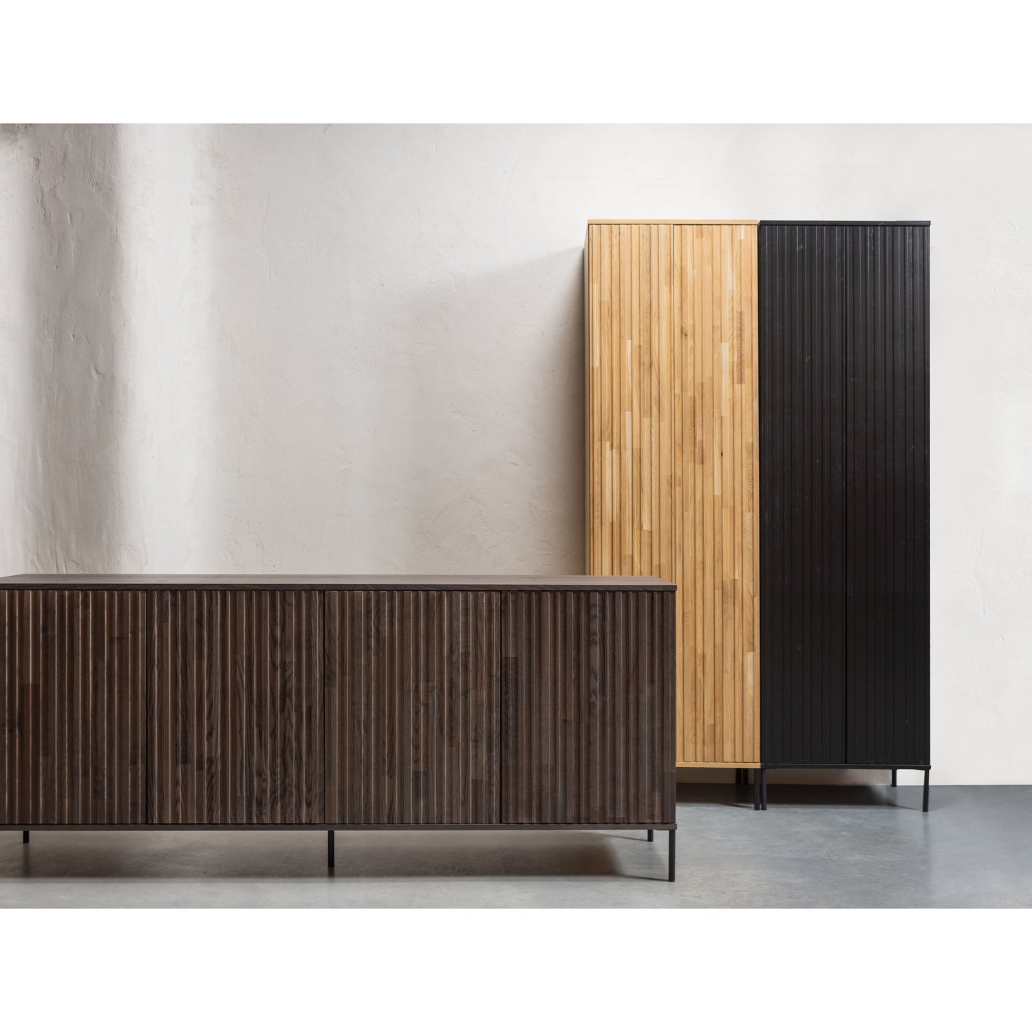 NEW GRAVURE SIDEBOARD 200 CM ASH VENEER ESPRESSO [fsc]