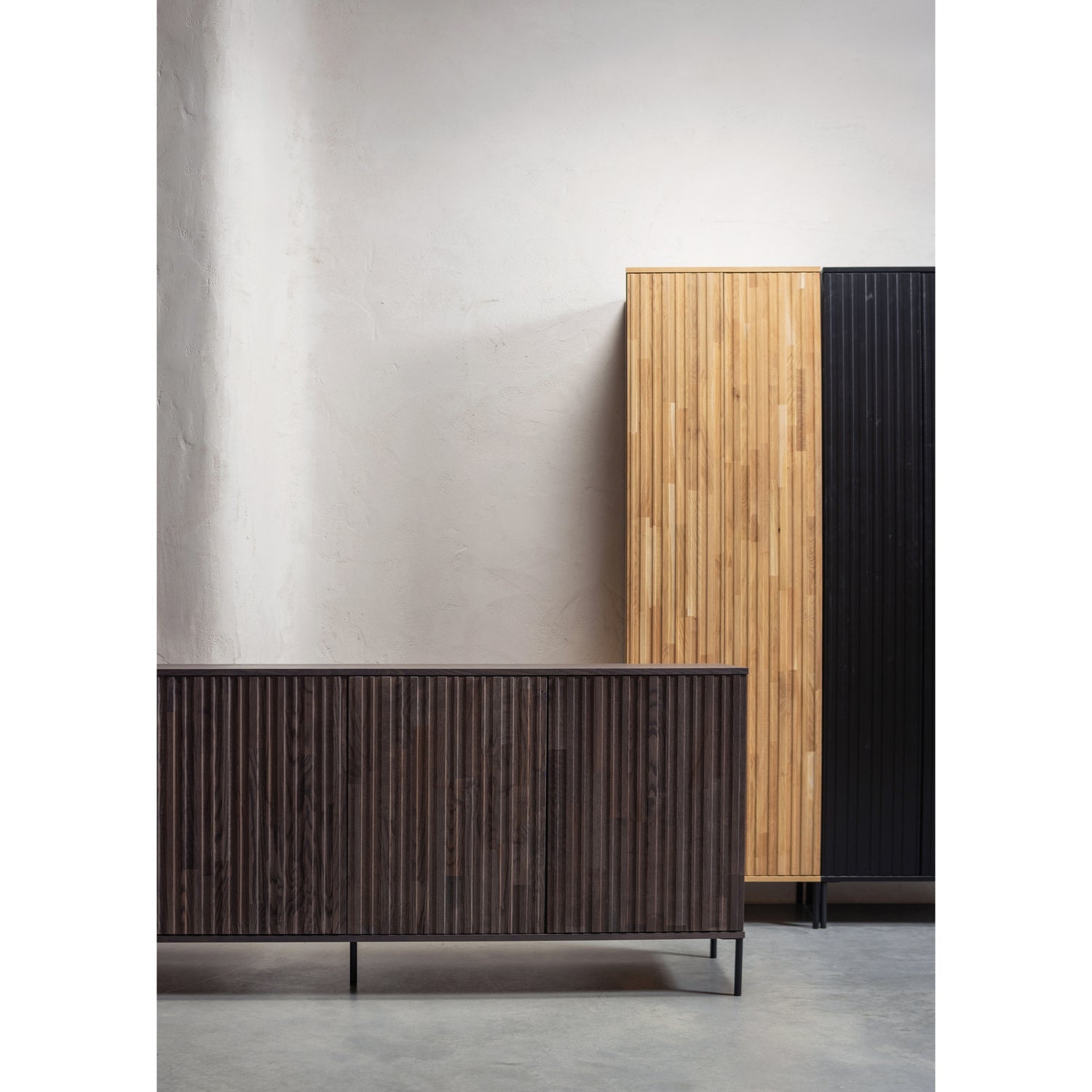 NEW GRAVURE SIDEBOARD 200 CM ASH VENEER ESPRESSO [fsc]