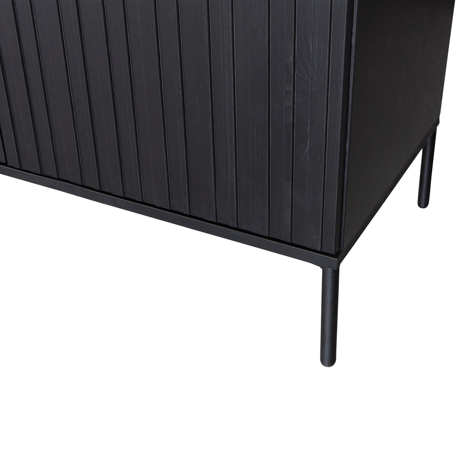NEW GRAVURE SIDEBOARD 200 CM PINE BLACK [fsc]