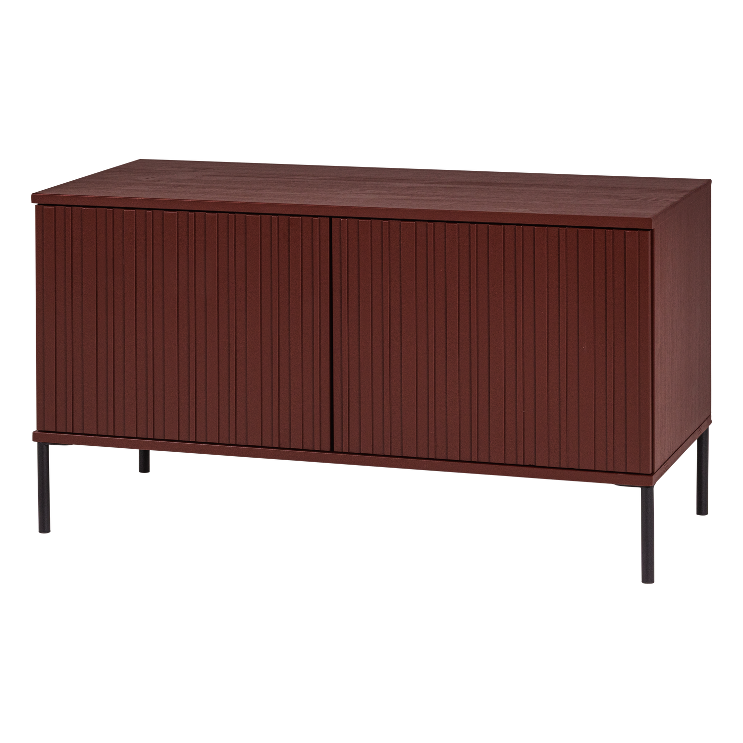 NEW GRAVURE TV UNIT 100 CM PINE BURGUNDY RED [fsc]