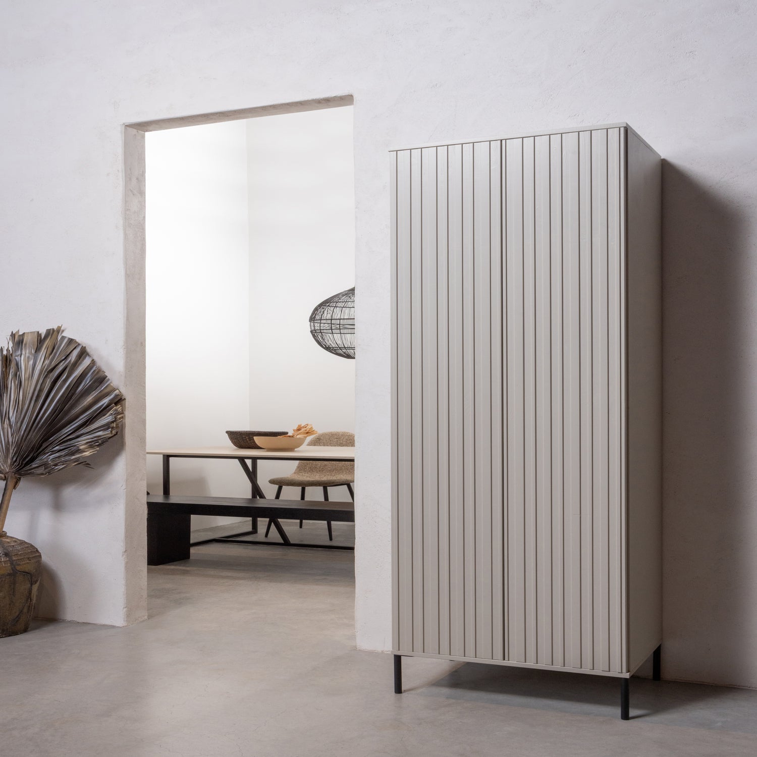 NEW GRAVURE CABINET WITH DRAWER PINE DUST [fsc]
