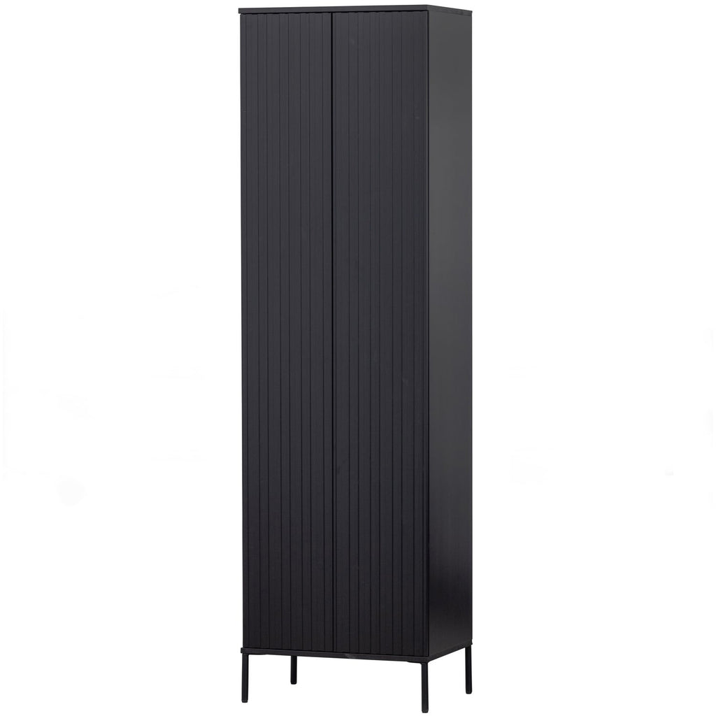 NEW GRAVURE CABINET WITH DRAWER PINE BLACK [fsc]