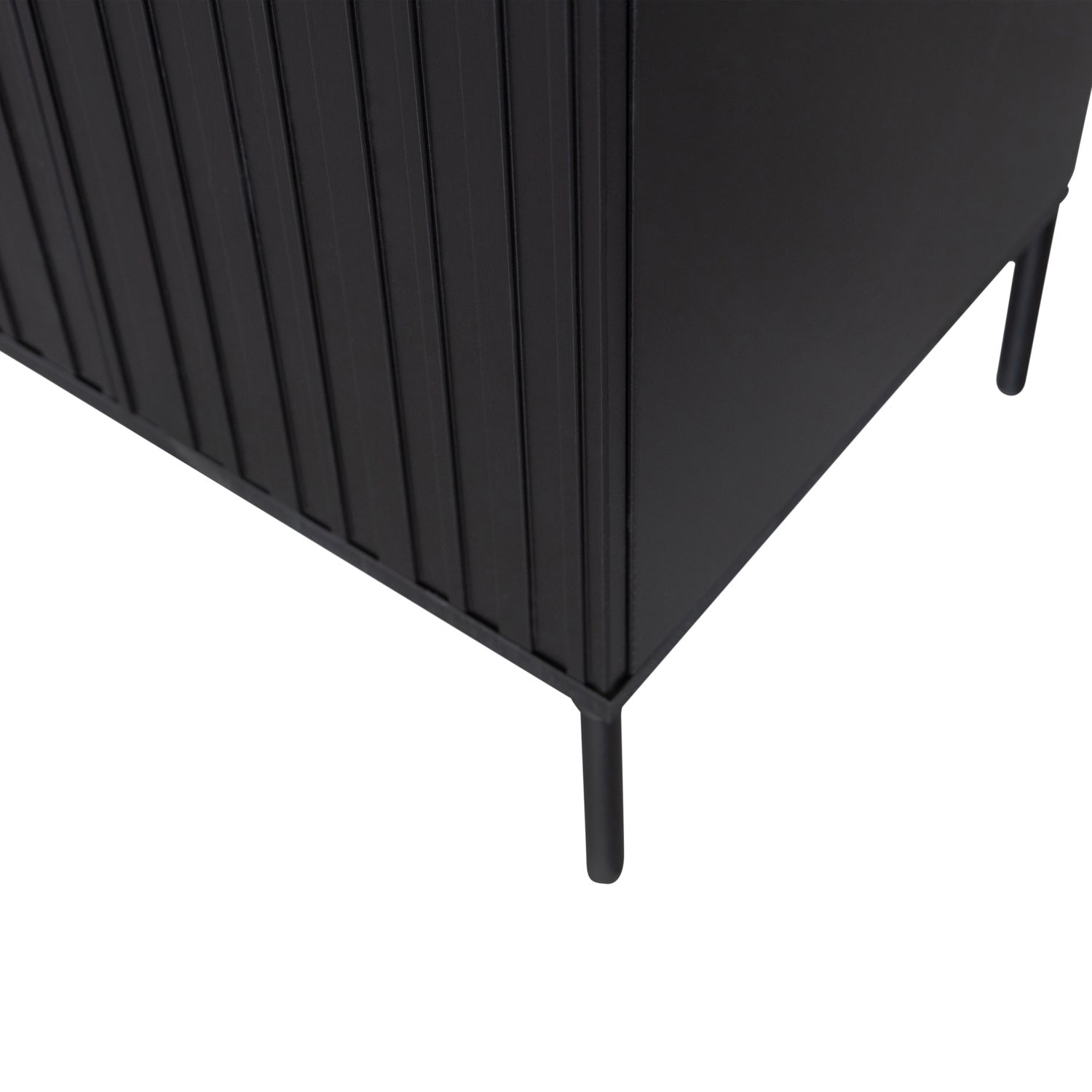 NEW GRAVURE CABINET WITH DRAWER PINE BLACK [fsc]