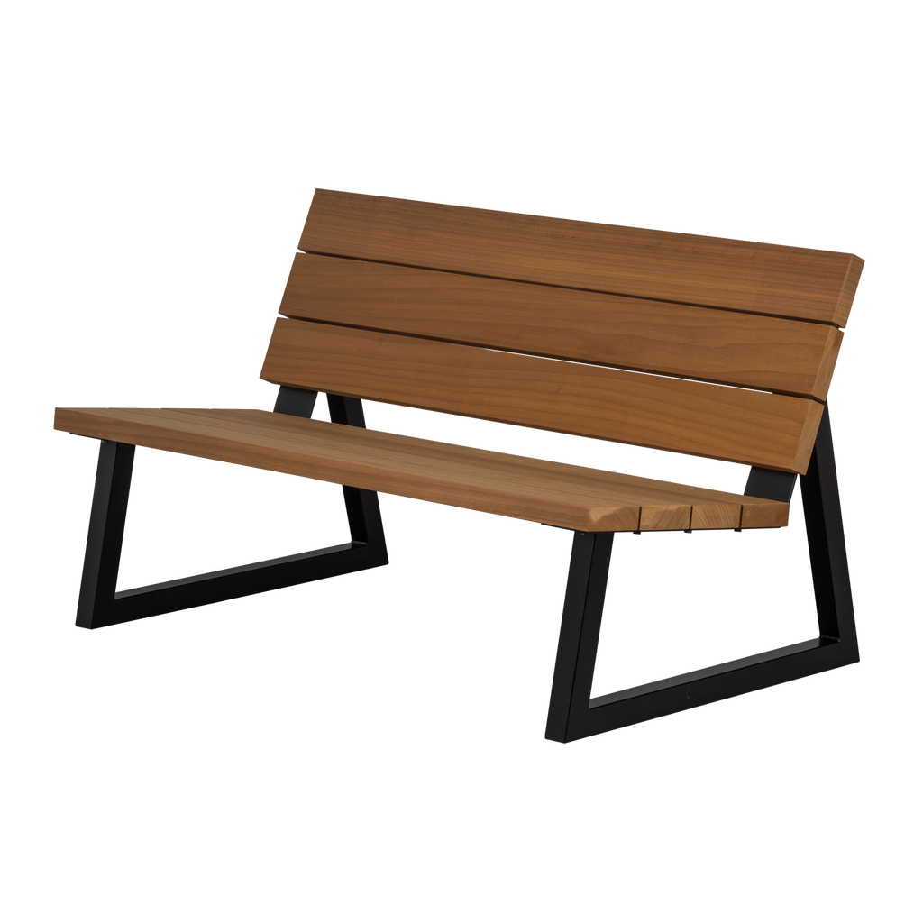 BANCO GARDEN BENCH AYOUS WOOD/METAL NATURAL [fsc]