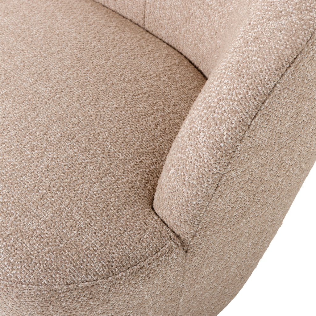SERRA SWIVEL CHAIR NATURAL MELANGE
