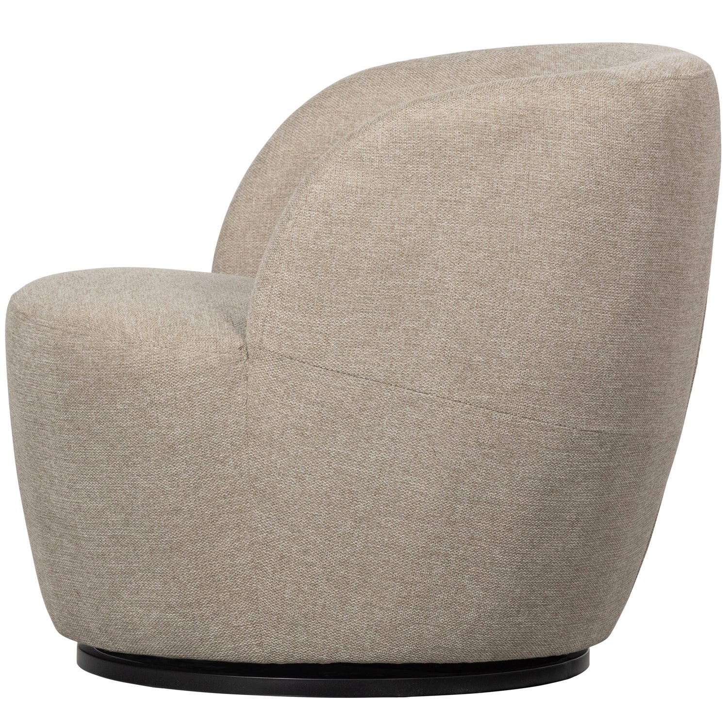 SERRA SWIVEL CHAIR WOVEN FABRIC SAND