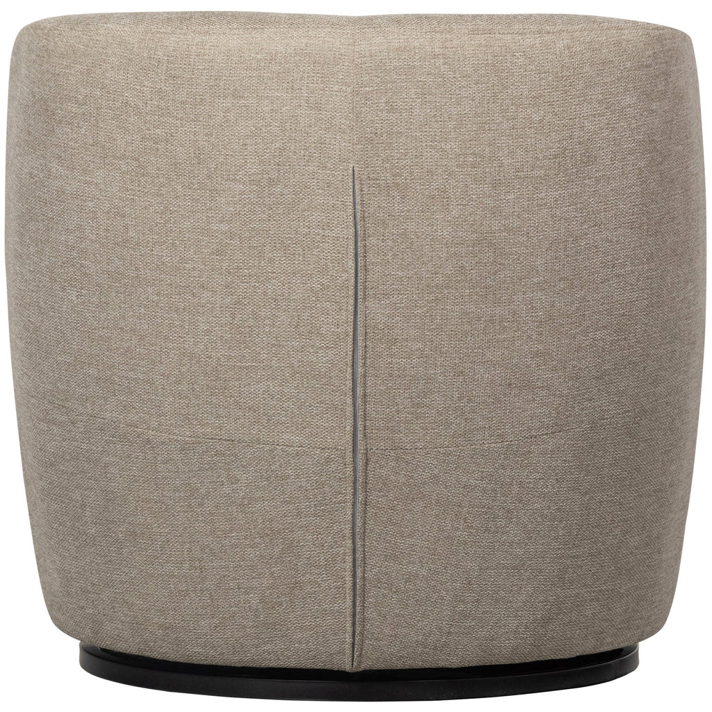 SERRA SWIVEL CHAIR WOVEN FABRIC SAND