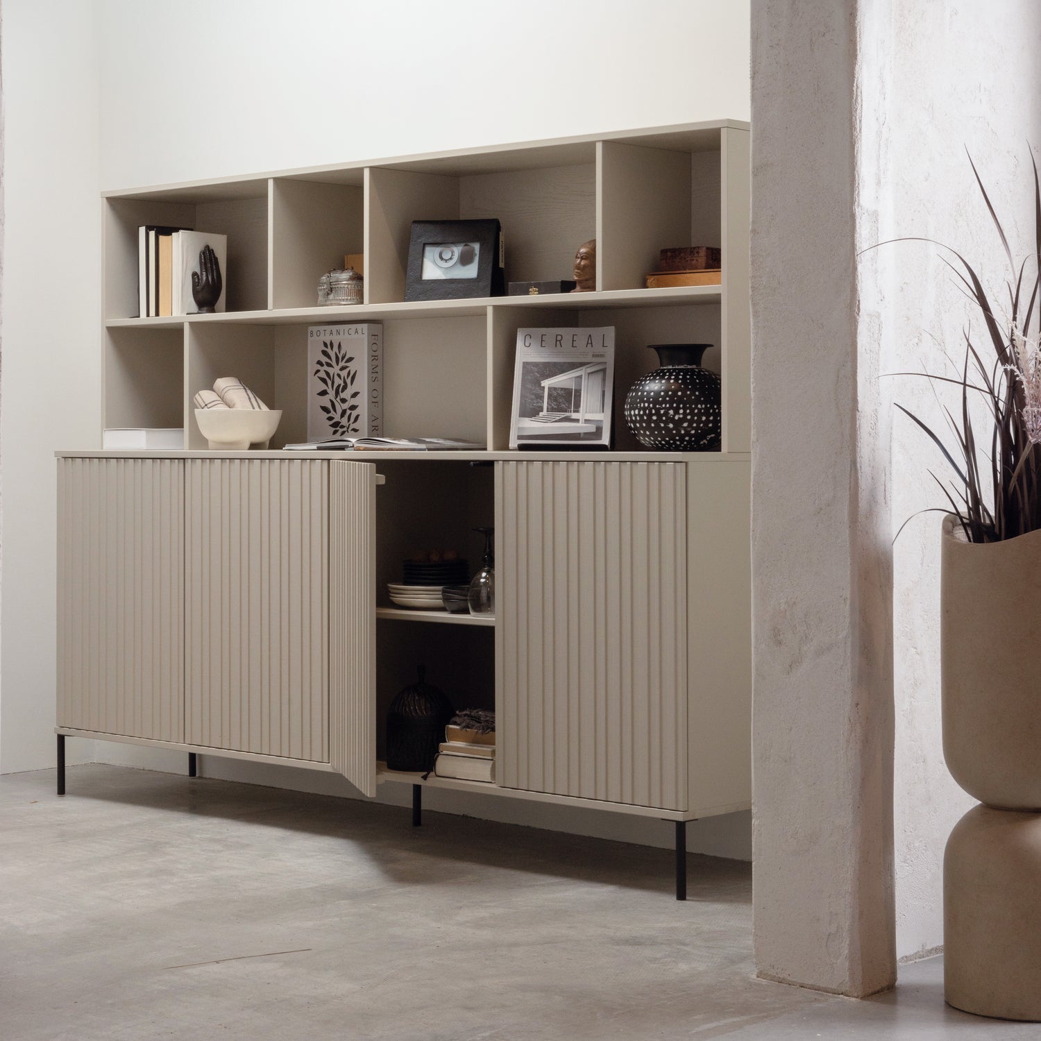 NEW GRAVURE ADD-ON CABINET PINE DUST [fsc]