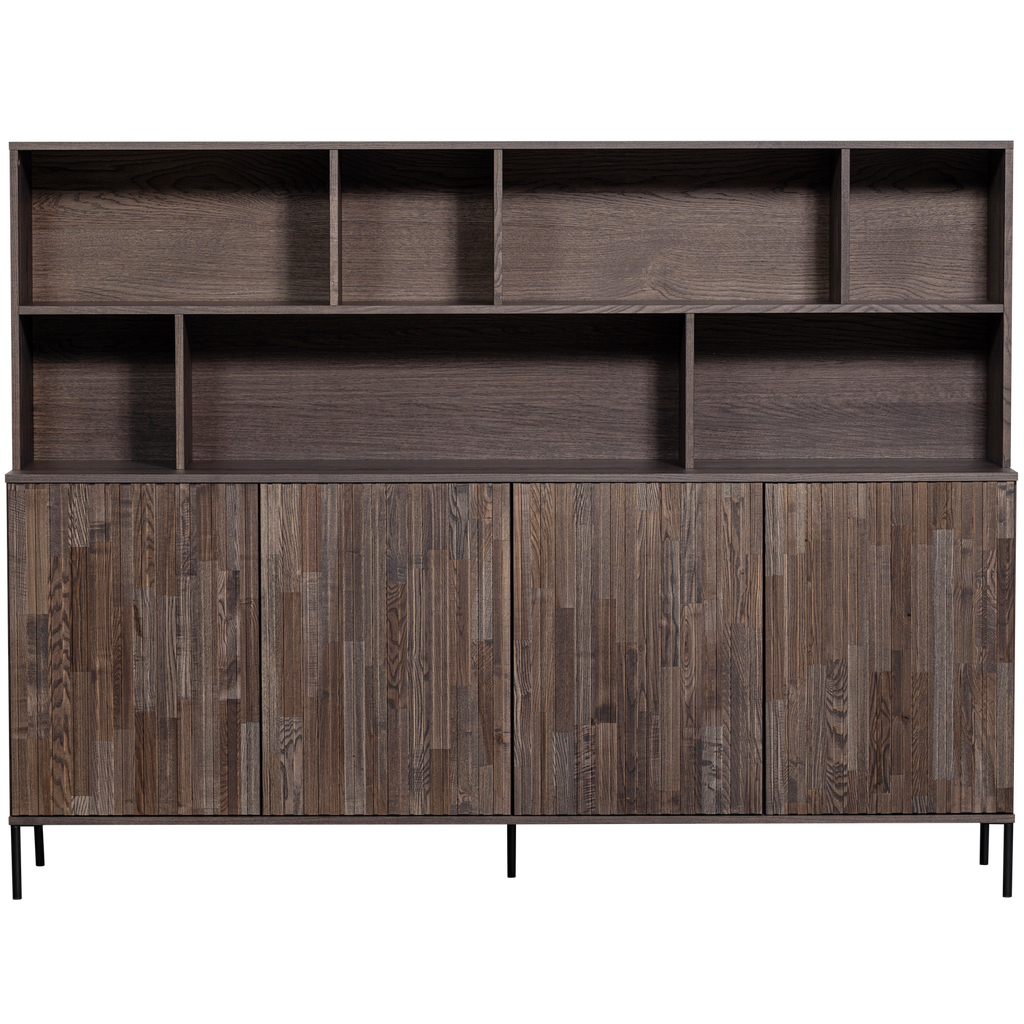 NEW GRAVURE WALL CABINET ASH VENEER ESPRESSO [fsc]