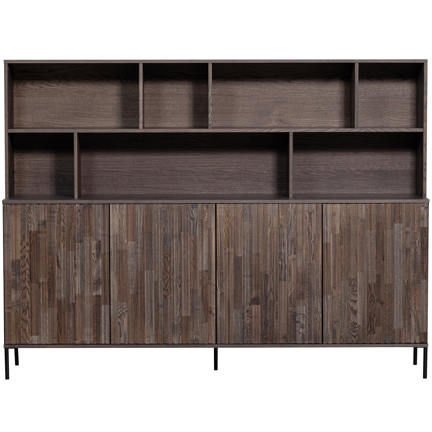 NEW GRAVURE WALL CABINET ASH VENEER ESPRESSO [fsc]