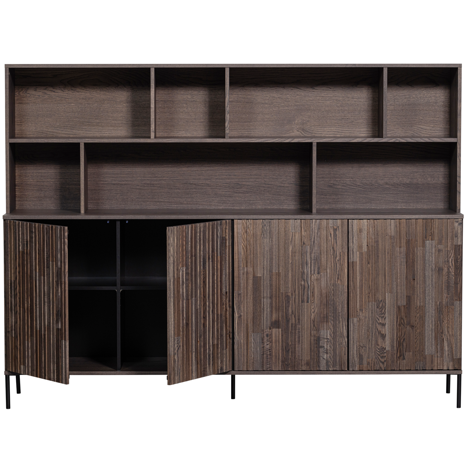 NEW GRAVURE WALL CABINET ASH VENEER ESPRESSO [fsc]