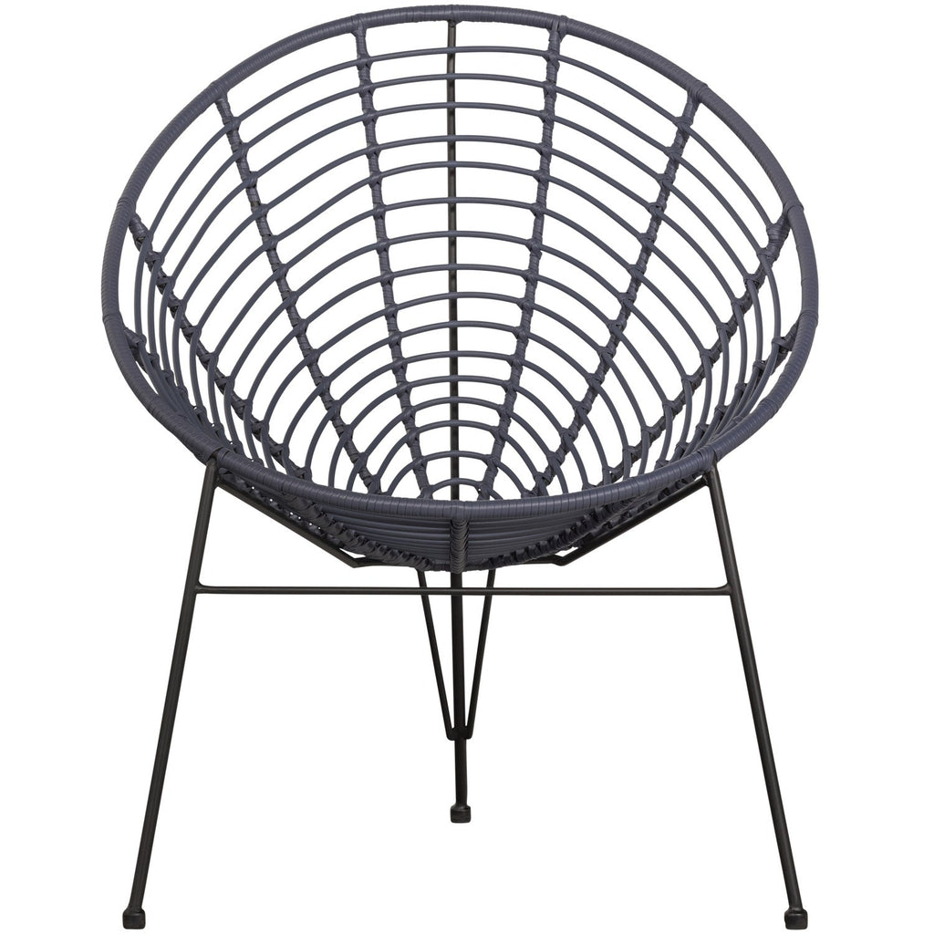 JANE LOUNGE CHAIR GARDEN INK