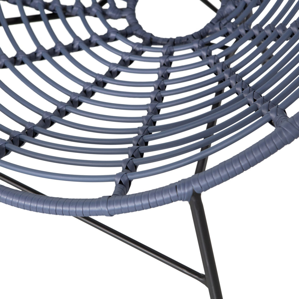 JANE LOUNGE CHAIR GARDEN INK