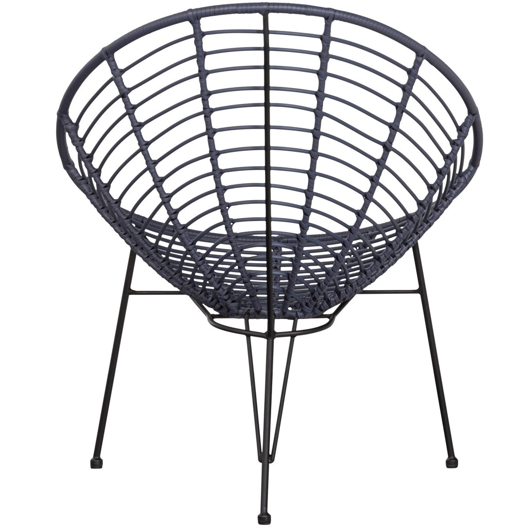 JANE LOUNGE CHAIR GARDEN INK