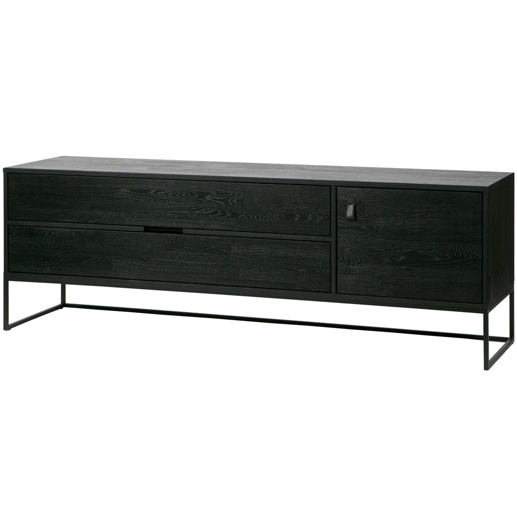 SILAS TV UNIT 180CM ASH BRUSHED BLACKNIGHT [fsc]