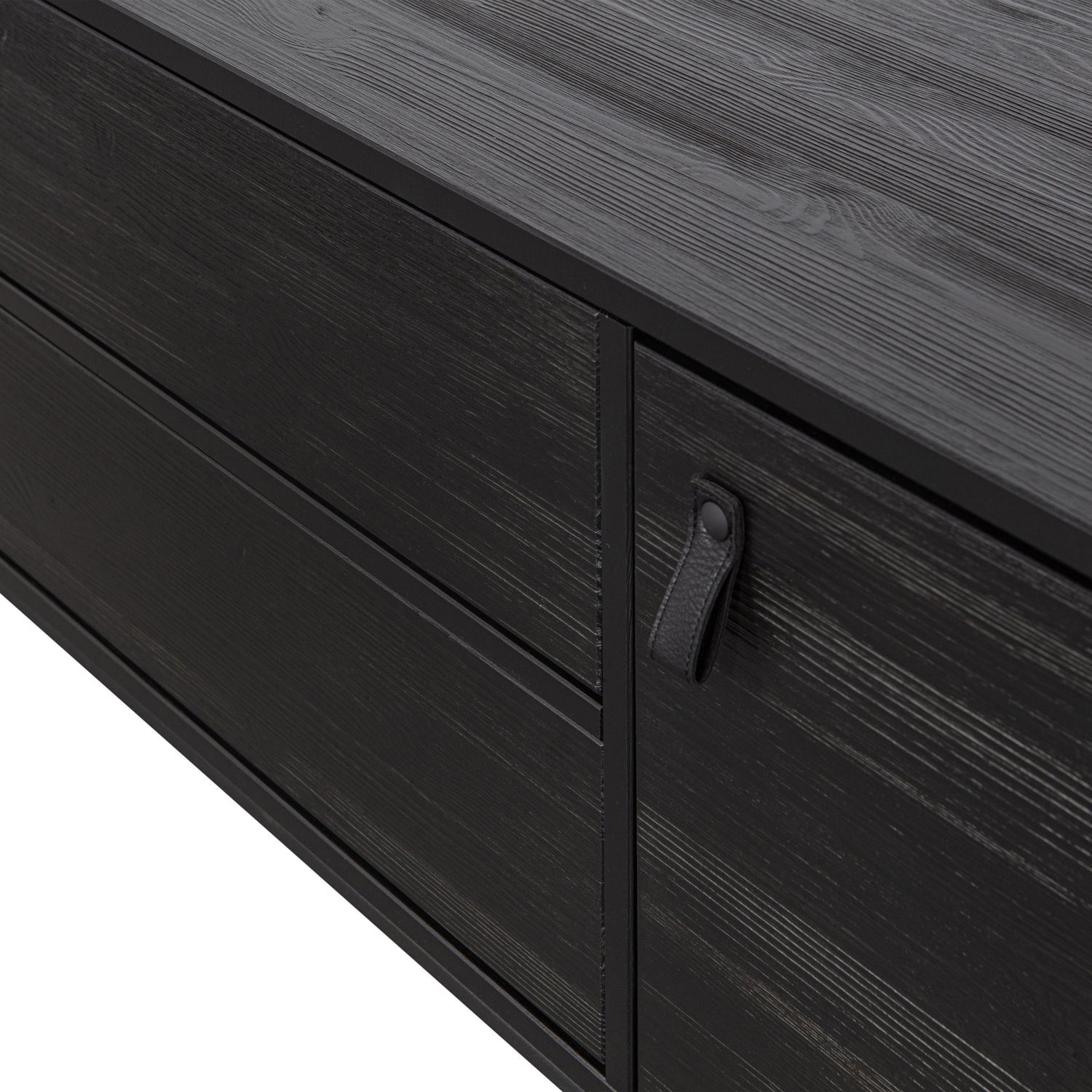 SILAS TV UNIT 180CM ASH BRUSHED BLACKNIGHT [fsc]
