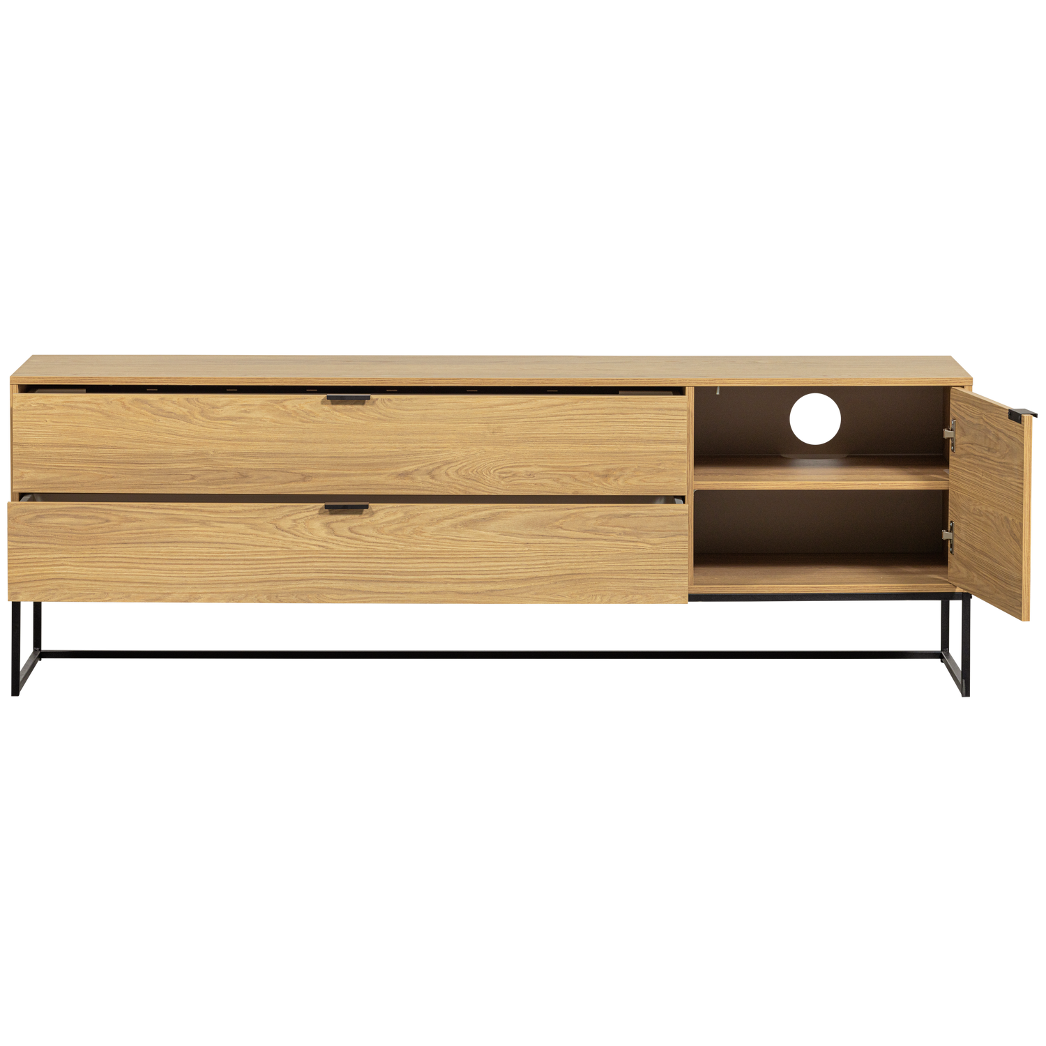 SILAS TV UNIT 180CM OAK DECOR [fsc]