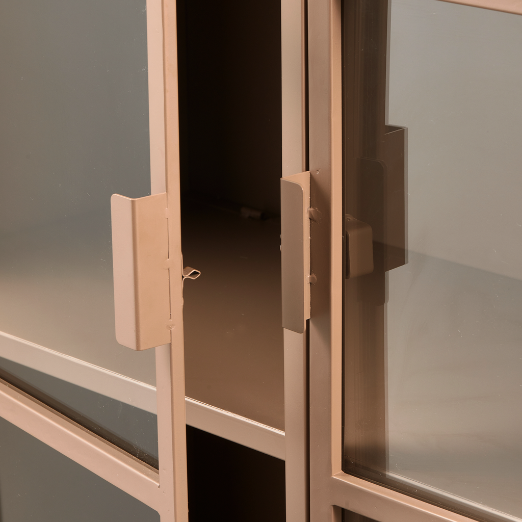 RONJA CABINET XL METAL MILITARY BROWN