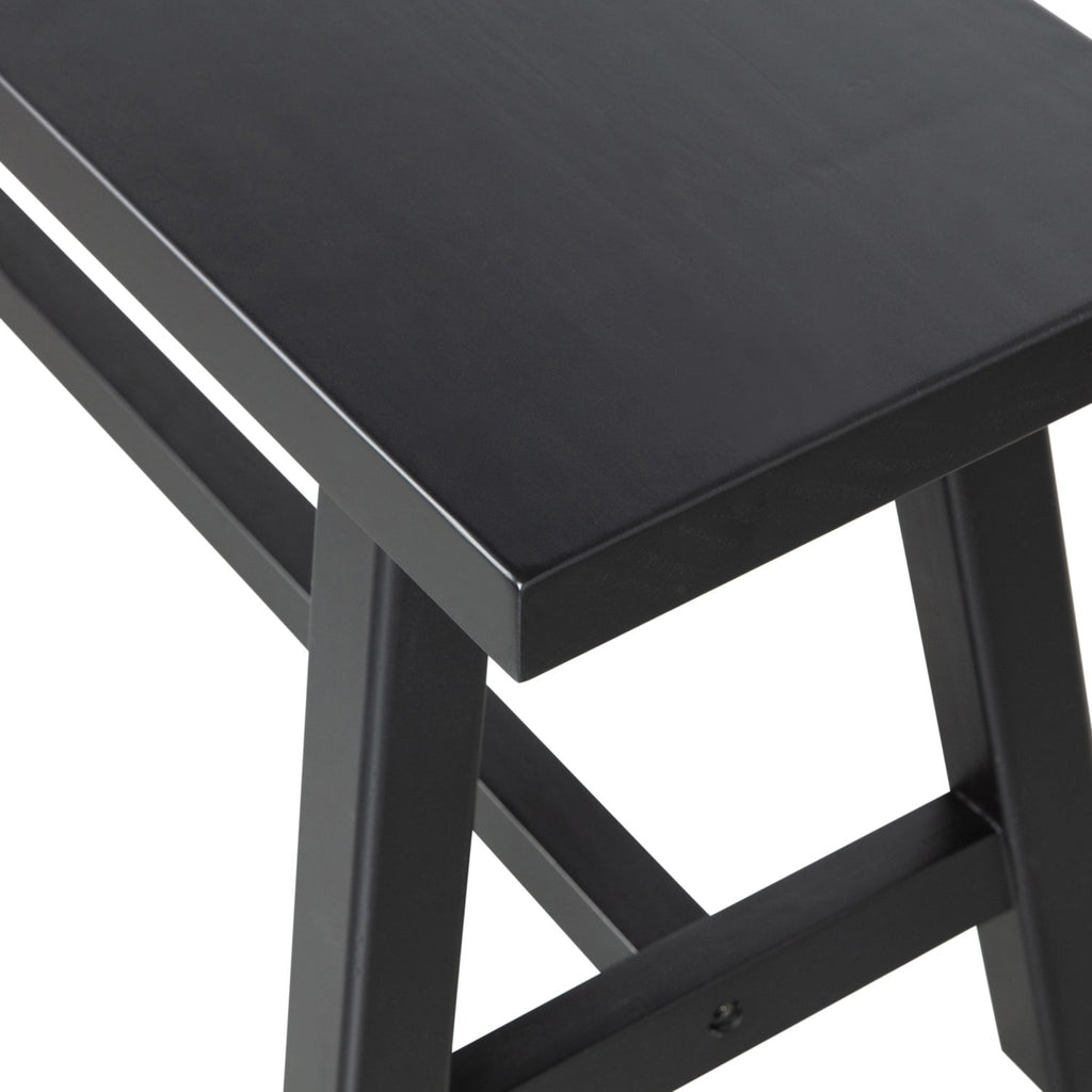 IMME BENCH WOOD BLACK 110CM