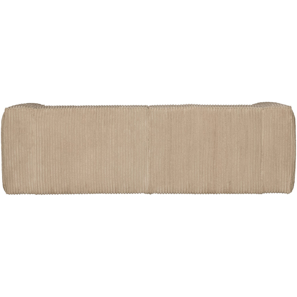 BEAN 3,5-SEATER SOFA RIB FABRIC TRAVERTIN
