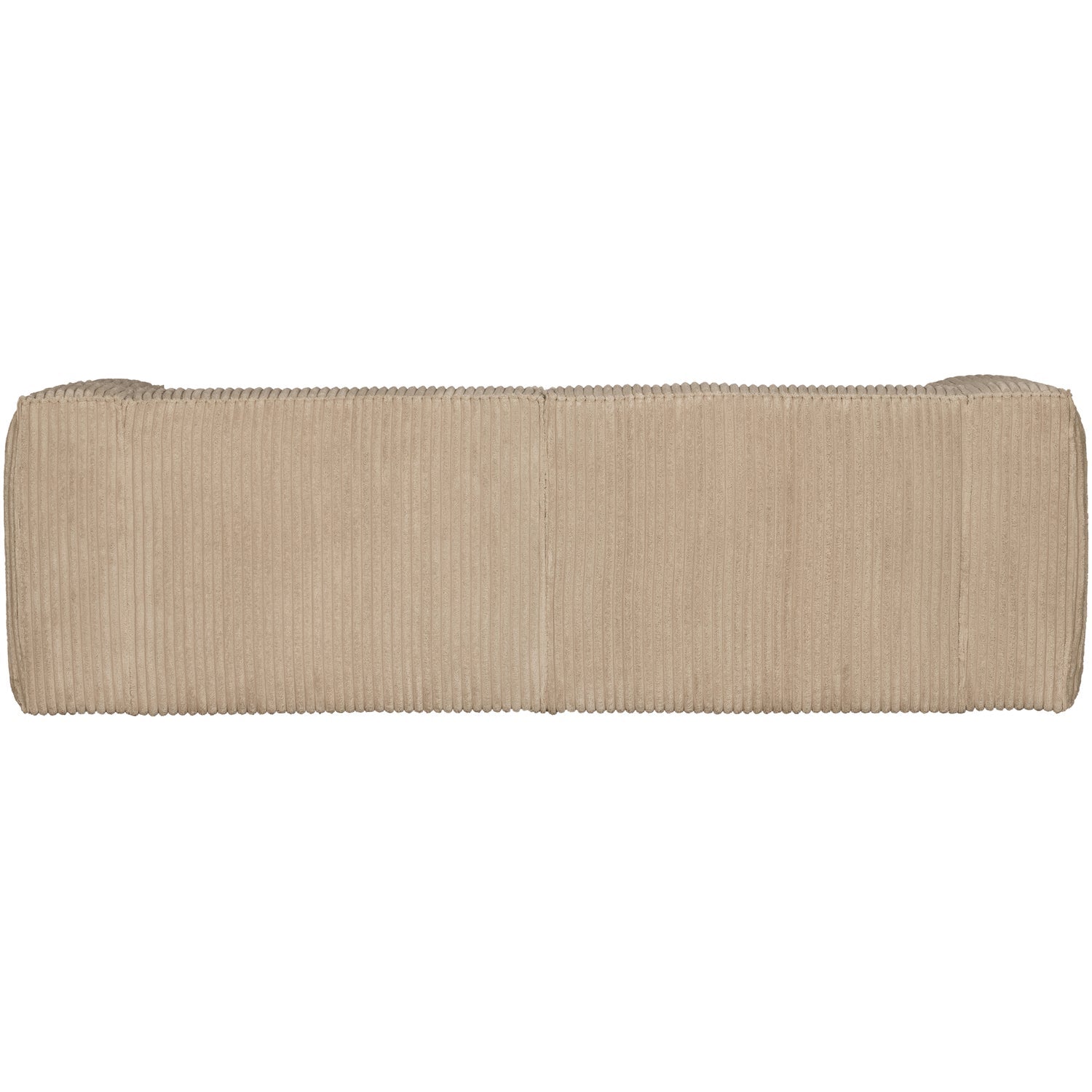BEAN 3,5-SEATER SOFA RIB FABRIC TRAVERTIN