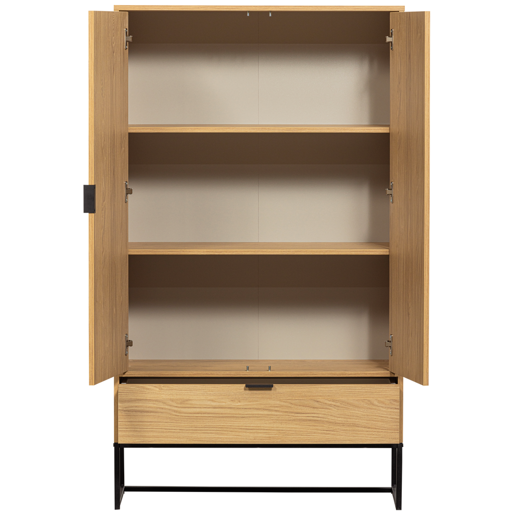 SILAS 2-DOORS CABINET OAK DECOR [fsc]