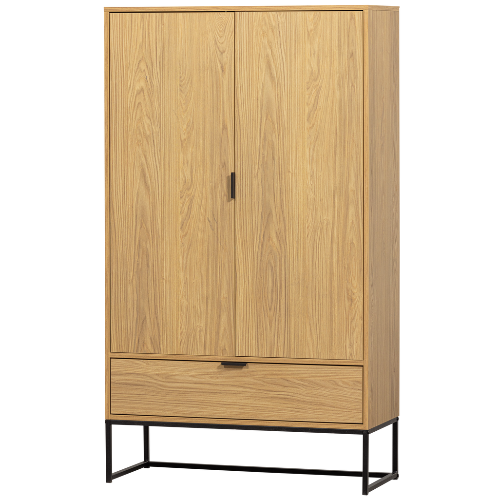 SILAS 2-DOORS CABINET OAK DECOR [fsc]
