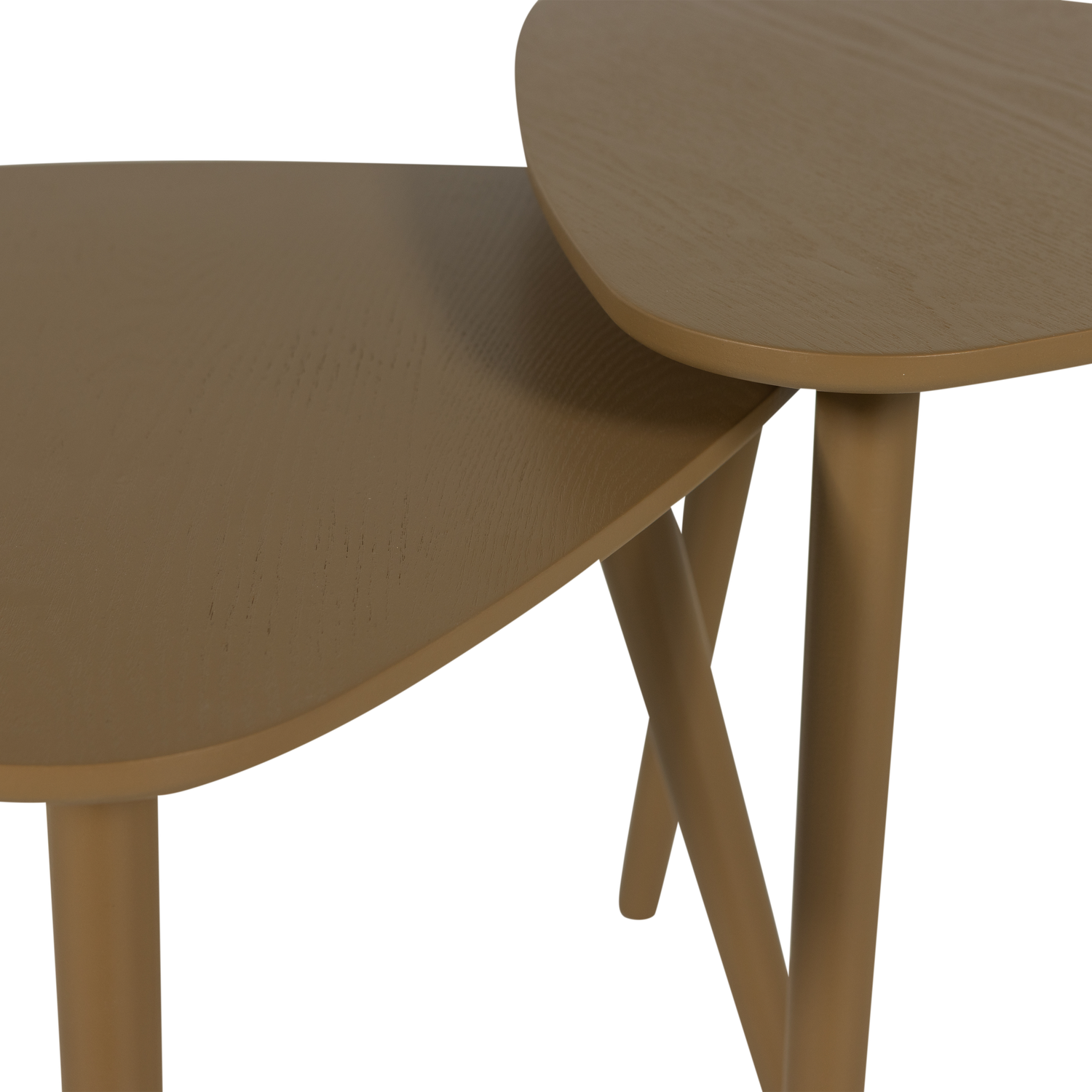 NILA SIDE TABLES WOOD MUD - SET OF 2