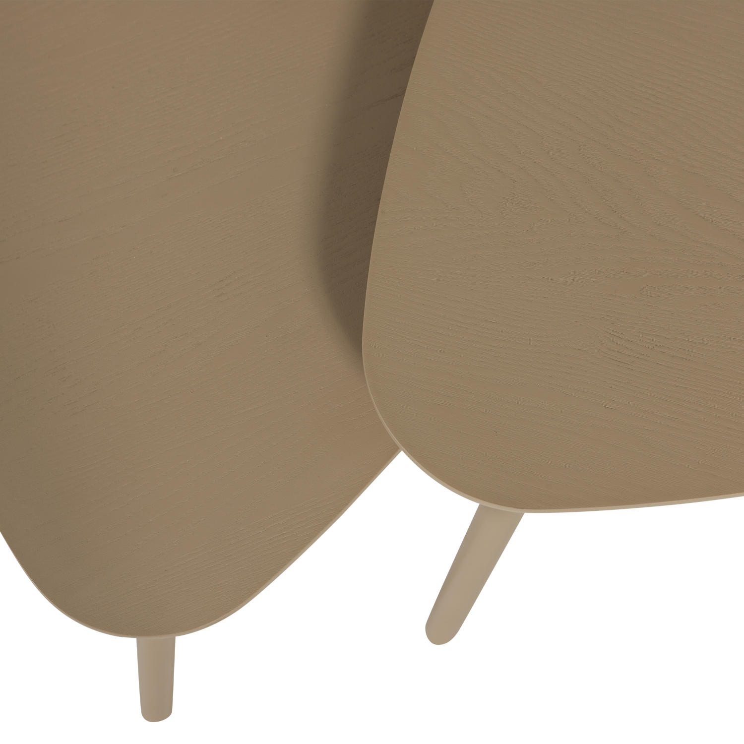 NILA SIDE TABLES WOOD SAND - SET OF 2