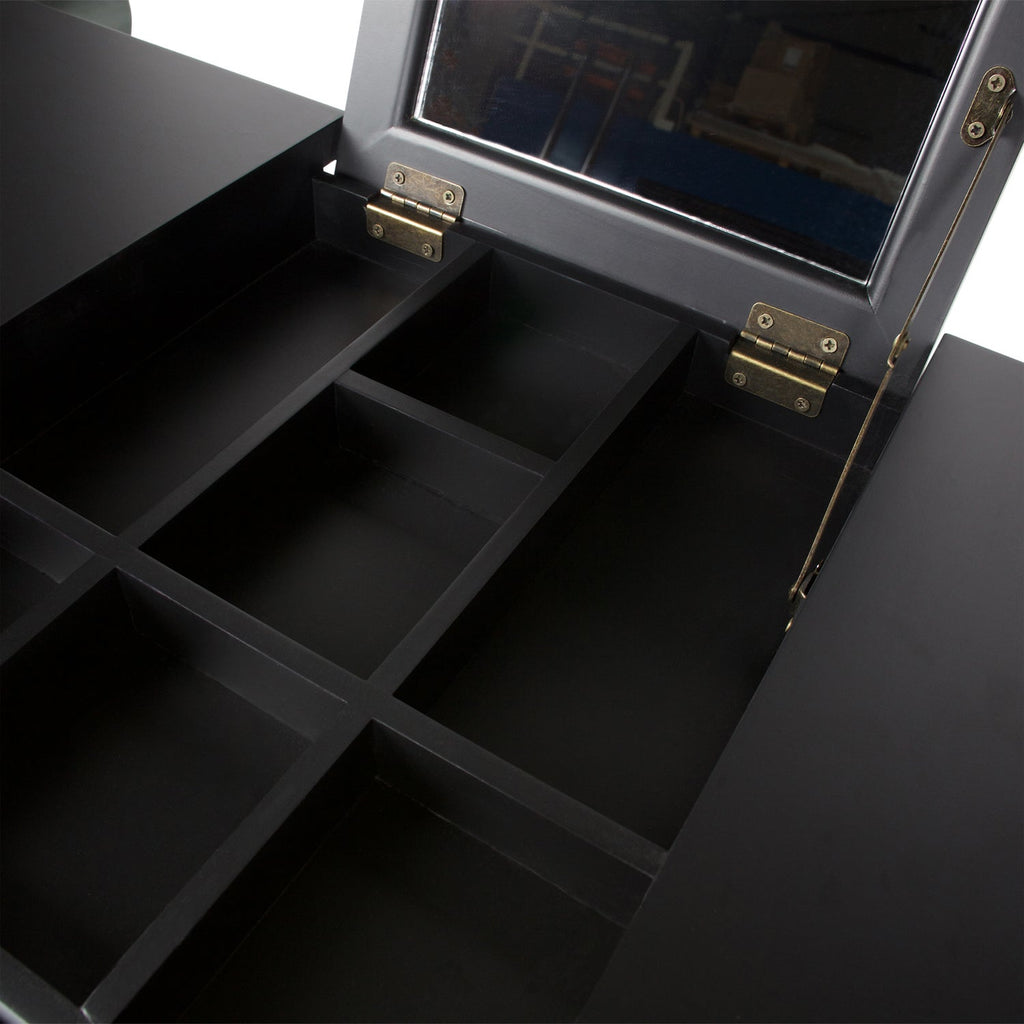 ROMY HALL/DRESSING TABLE WOOD BLACK