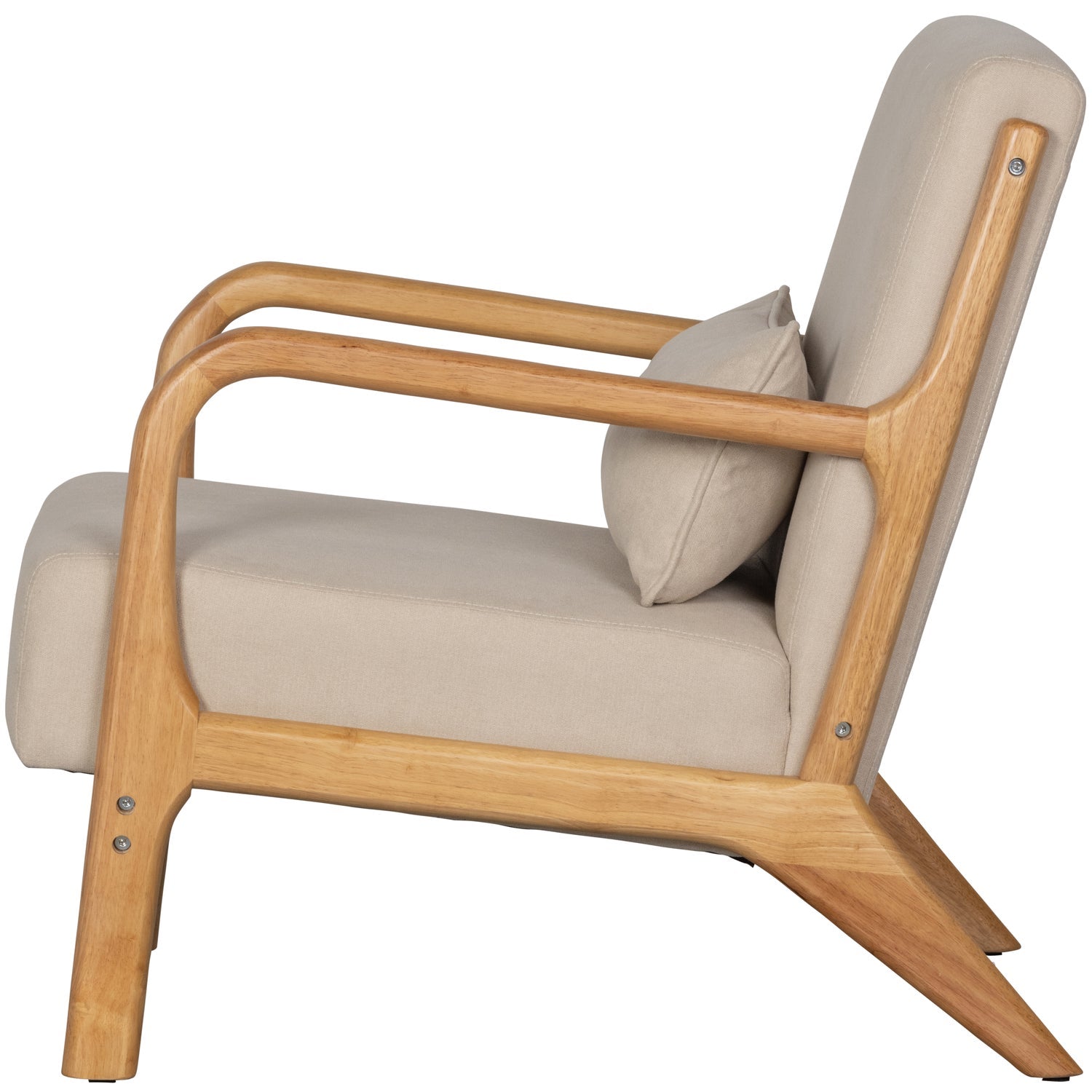 MARK ARMCHAIR WOVEN FABRIC NATUREL