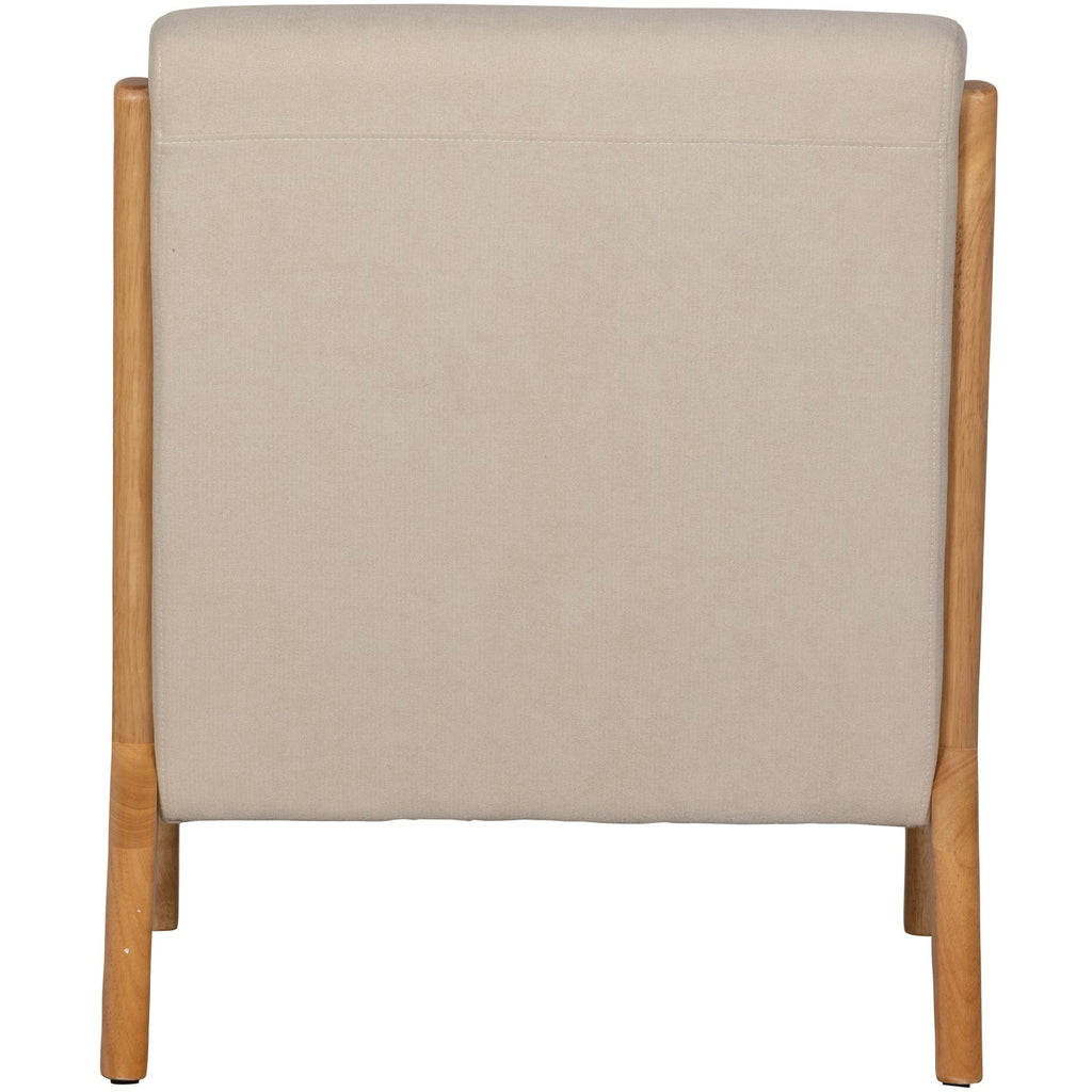 MARK ARMCHAIR WOVEN FABRIC NATUREL