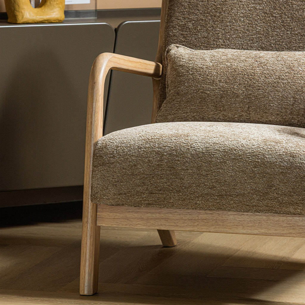 MARK ARMCHAIR CHENILLE SAND