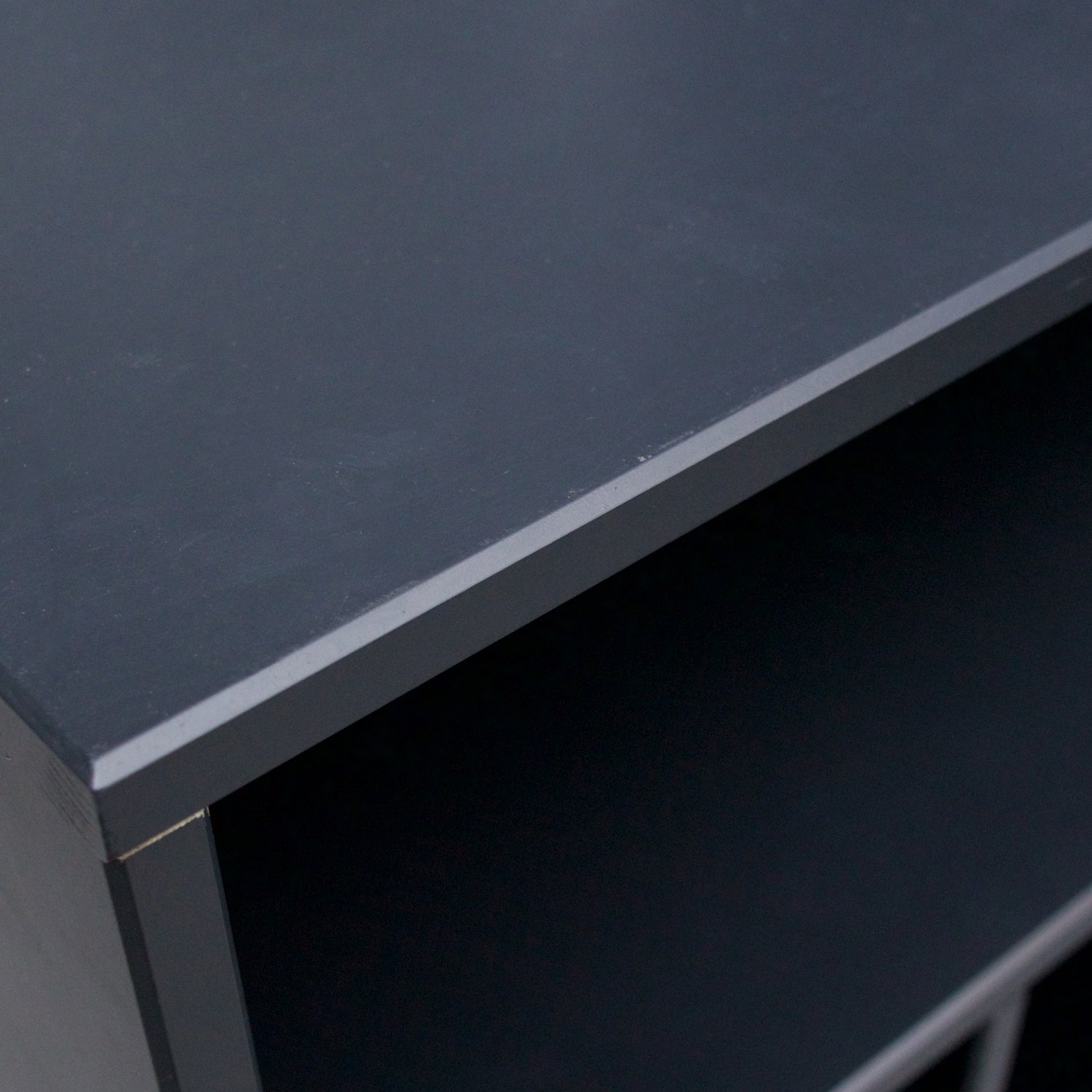 JAMES SMALL CABINET BLACK/WALNUT [fsc]