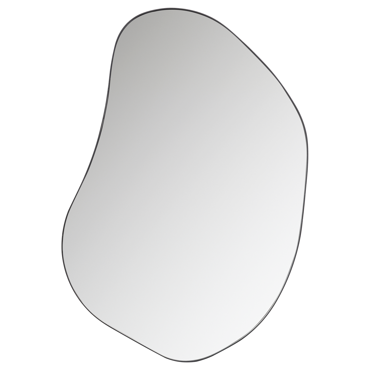 ROMEE ORGANIC MIRROR METAL BLACK 100x70CM